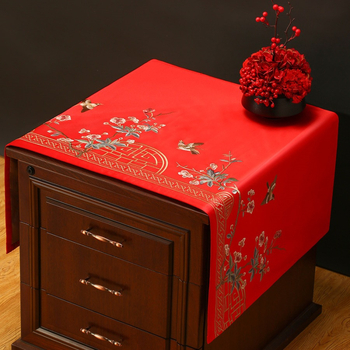 Многофункционална покривка за маси и шкафове за нощно шкафче, кафе маса и маса за хранене — стил: Нов китайски стил — пространство: всекидневна — Материал: Друг