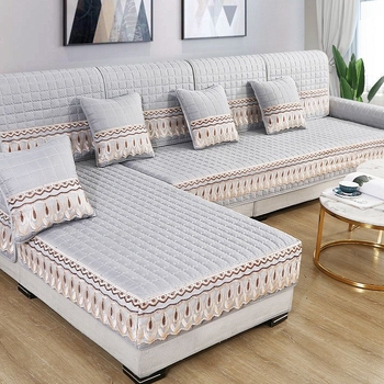 Kanapé párna- és háttámla huzat készlet, univerzális illeszkedés, minimalist stílusú skandináv, négy évszakos használat (univerzális illeszkedés; minimalist stílus; négy évszakos használat)