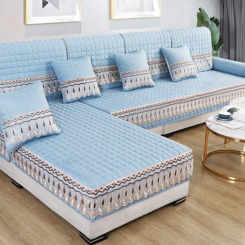 Kanapé párna- és háttámla huzat készlet, univerzális illeszkedés, minimalist stílusú skandináv, négy évszakos használat (univerzális illeszkedés; minimalist stílus; négy évszakos használat)