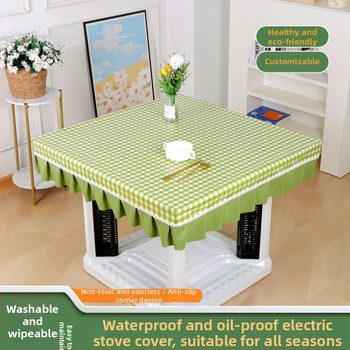 Покривка за маса - водоустойчива, маслоустойчива, термостойка, миеща се (Бранд: Unique; Стил: Модерна простота)