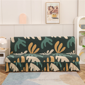 Kanapévédő - kötött anyag, Moon Linglong, háromüléses kanapéhoz, minták: csíkok, geometriai, rajzfilm, növénymotívumok; stílus: modern minimalist.