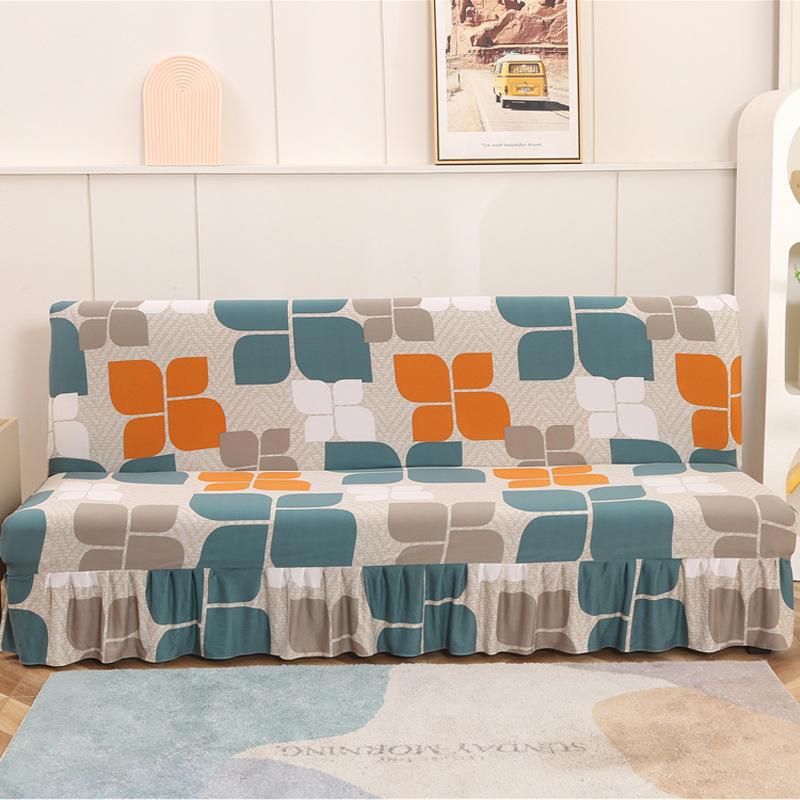 Kanapévédő - kötött anyag, Moon Linglong, háromüléses kanapéhoz, minták: csíkok, geometriai, rajzfilm, növénymotívumok; stílus: modern minimalist.