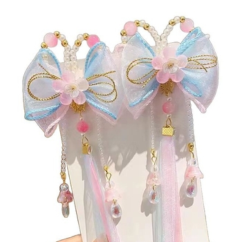 Spajalica za kosu od smole za djecu, kineskog stila, pleteni uzorak, klipsa za kosu, bez umetaka