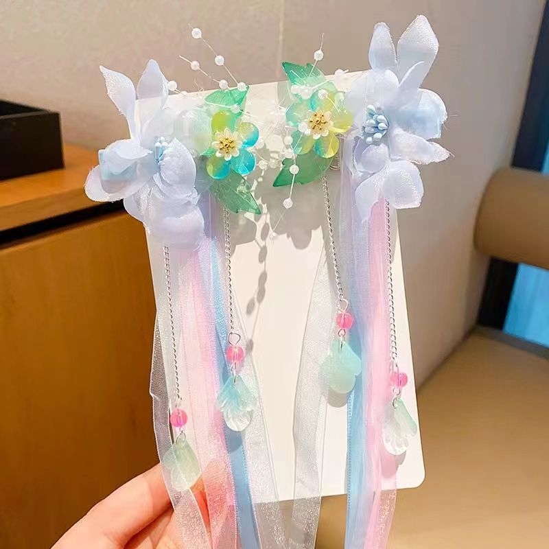 Spajalica za kosu od smole za djecu, kineskog stila, pleteni uzorak, klipsa za kosu, bez umetaka