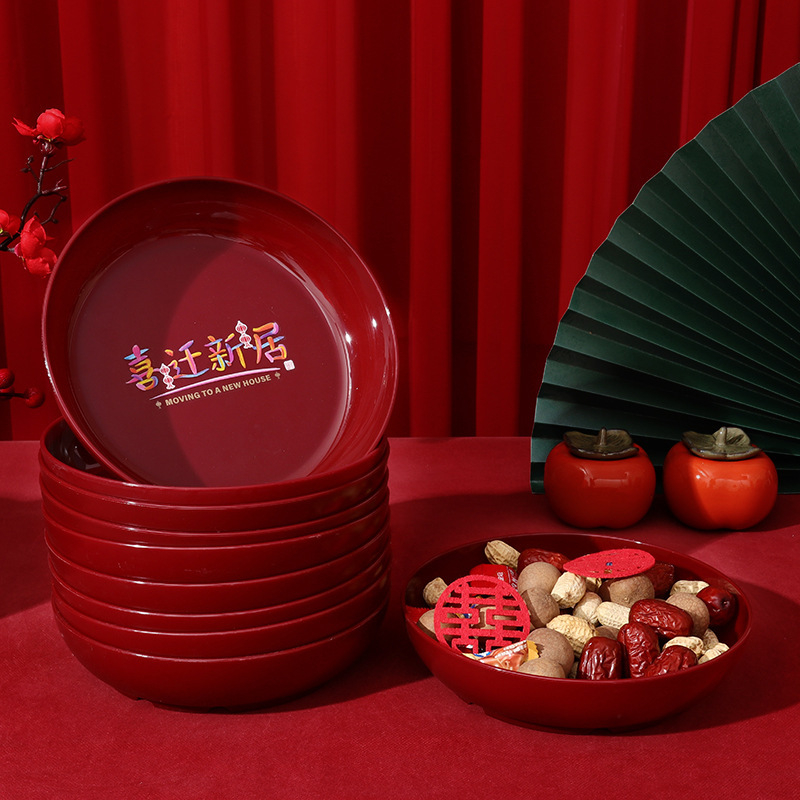 Plastikinė vaisių lėkštė namų įsikėlimo dekoracijoms, Magpie Pretty, įpakuota į OPP maišelį, neimportuota