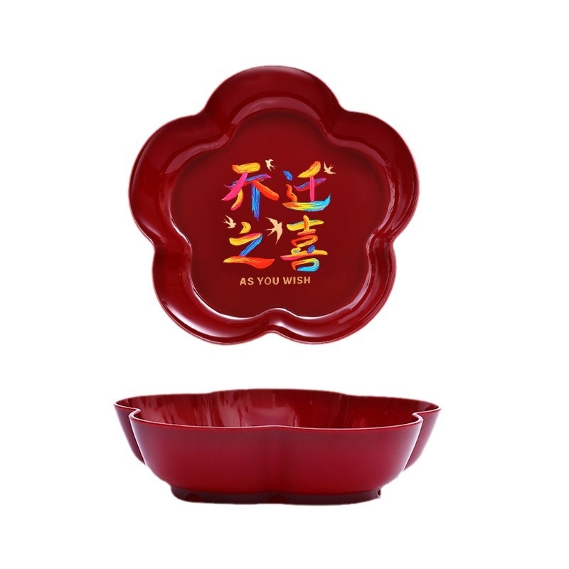 Plastikinė vaisių lėkštė namų įsikėlimo dekoracijoms, Magpie Pretty, įpakuota į OPP maišelį, neimportuota