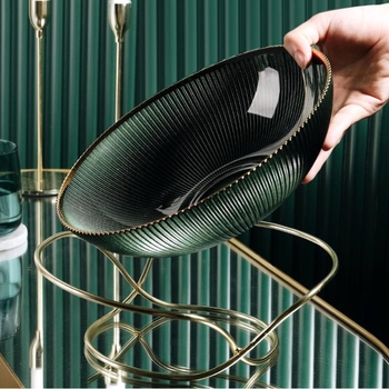 Metalinė vaisių lėkštė su elektroplakavimo danga, naujas kinų stilius, prekės ženklas Huanze Ceramics