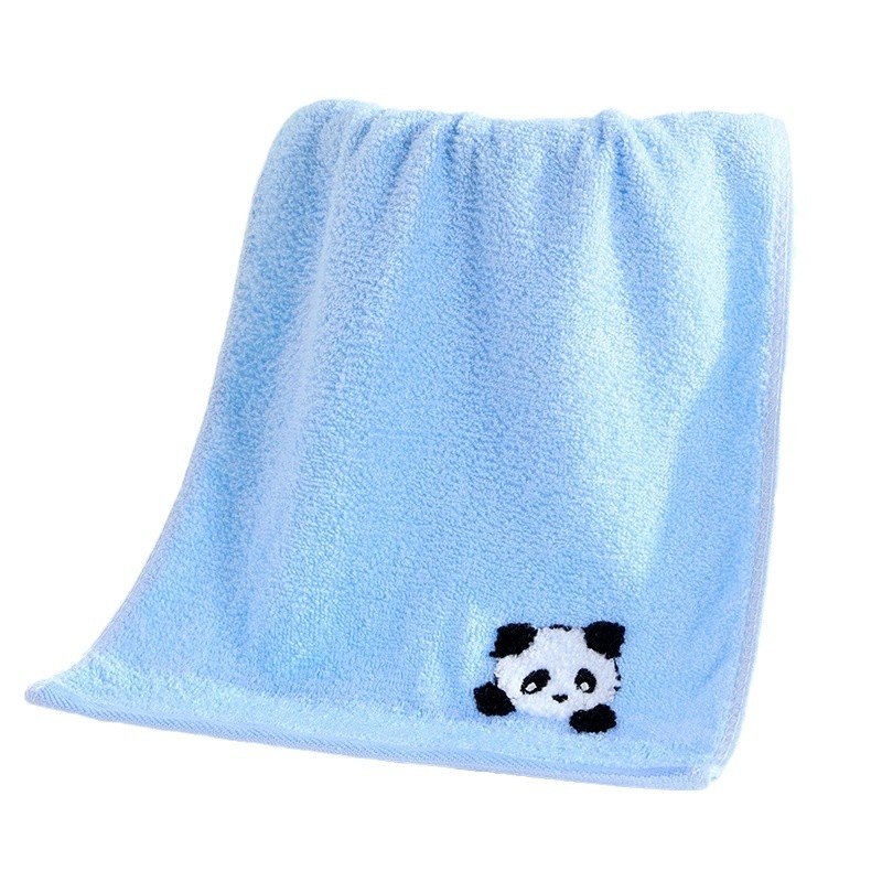 Dječji ručnik od bambusovih vlakana s Panda motivom, mekan, šavom, 50–80 g