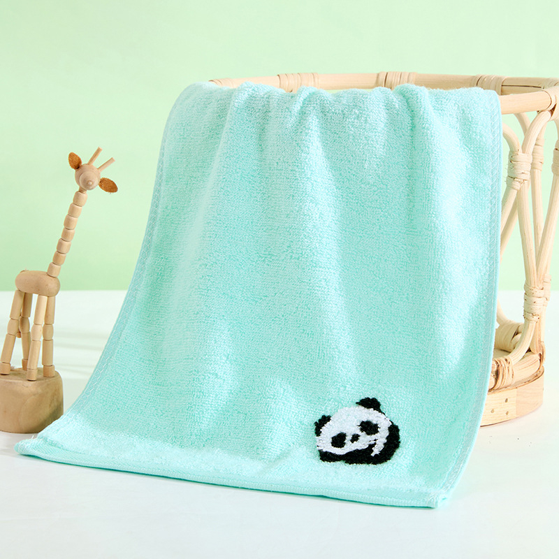 Dječji ručnik od bambusovih vlakana s Panda motivom, mekan, šavom, 50–80 g