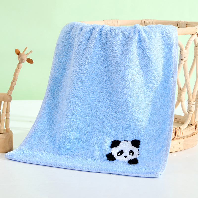 Dječji ručnik od bambusovih vlakana s Panda motivom, mekan, šavom, 50–80 g