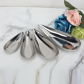 Zhuo Jin плодово плато от неръждаема стомана, десертно сервиране, модерен стил, първокласно качество, лицензирана частна марка