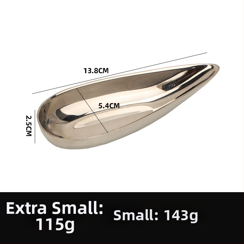 Zhuo Jin плодово плато от неръждаема стомана, десертно сервиране, модерен стил, първокласно качество, лицензирана частна марка