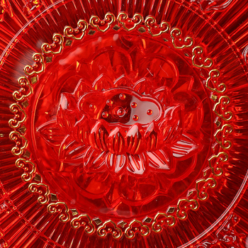 Plastikinė vaisių lėkštė kinų stiliaus budistiniams aukojimams Guanyinui, namų dekorui, neimportuota, ne dovana.