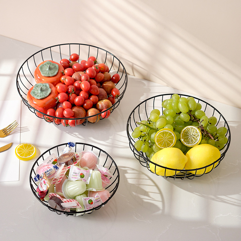 Skandinavijos stiliaus plieninė vaisių lėkštė, modernus minimalistinis užkandžių padėklas svetainei; Medžiaga: Geležis; Paviršiaus apdorojimas: Kitas; Pakuotė: Įprasta pakuotė