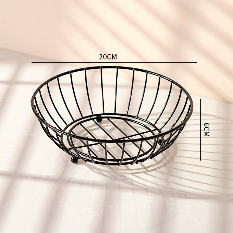 Skandinavijos stiliaus plieninė vaisių lėkštė, modernus minimalistinis užkandžių padėklas svetainei; Medžiaga: Geležis; Paviršiaus apdorojimas: Kitas; Pakuotė: Įprasta pakuotė