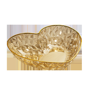 Пластмасова чиния за плодове, луксозен стил, прост дизайн, пускане през 2025 г.