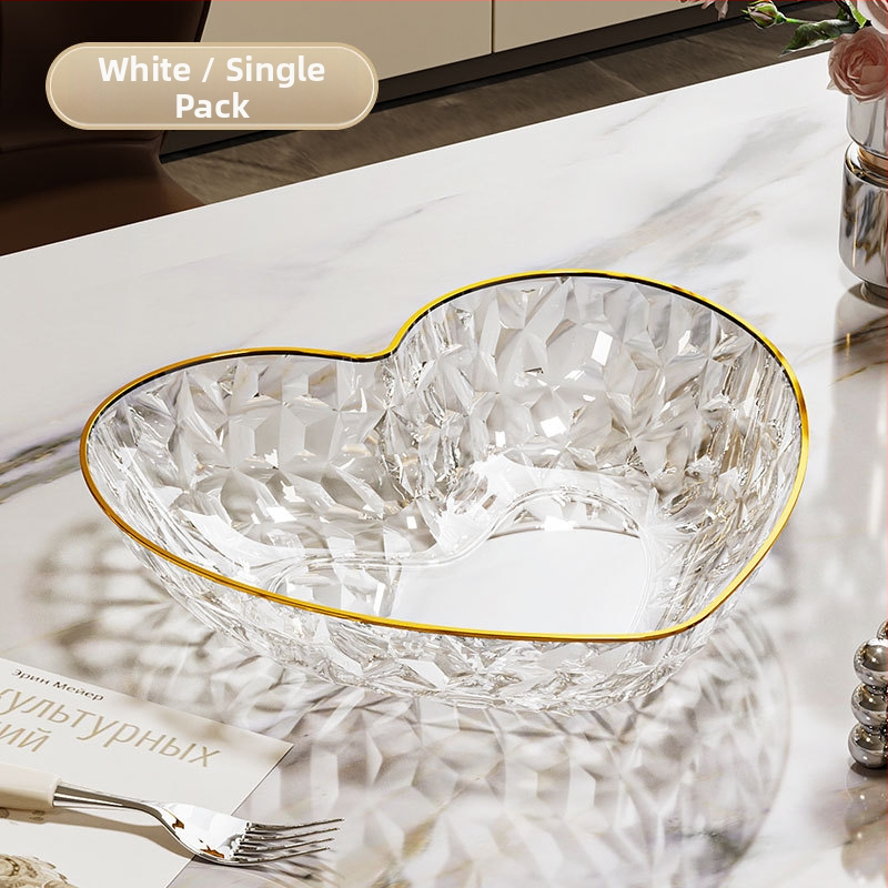 Пластмасова чиния за плодове, луксозен стил, прост дизайн, пускане през 2025 г.