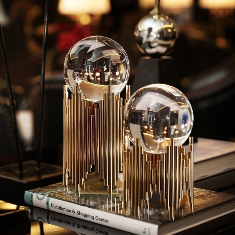 Kristallkuuli dekoratiivne ese veinikapile, Skandinaavia moodsas kontor, elutuba, koridor ja TV kapp (Bränd: Unique; Materjal: sulam; Kingituste eesmärk: reklaamkingitused; Kingitus: ärikingitused)
