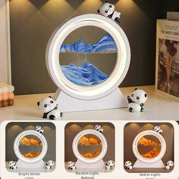 Mervis smilšu stundas pulkstenis ar smilšu gleznojumu, roku darbs, mūsdienīgs minimālisma interjera dekors dzīvojamajai istabai un birojam, lieliska dāvana jaunajai mājai