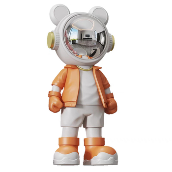 Astronauta uz galda dekoratīvā figūra – Yifang Home, sveķi, mūsdienīgs minimālisma stils, roku krāsots, FKD6377