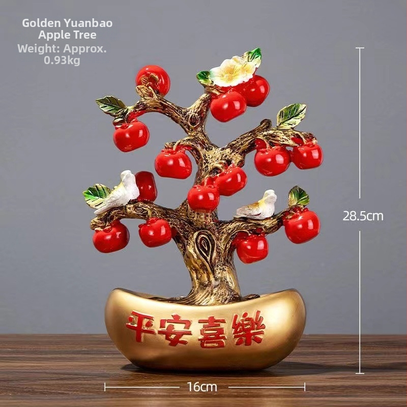 Dekoratīvs priekšmets jaunā ķīniešu stilā – sveķu materiāls, gravēts, rokām darināts un rokām apgleznotots