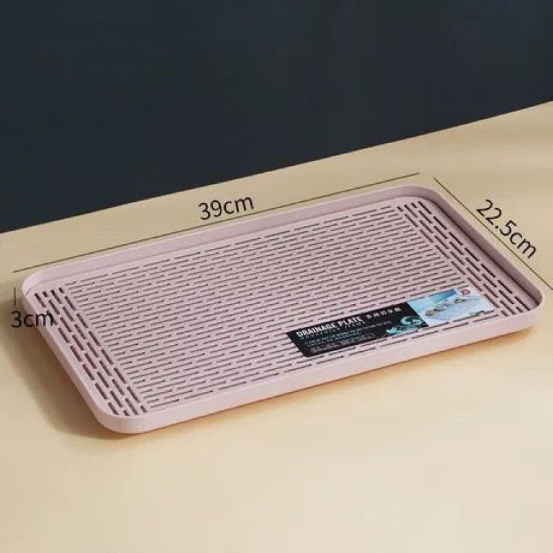 Διπλός πλαστικός δίσκος αποστράγγισης — ορθογώνιο ράφι αποθήκευσης κουζίνας για τσάι, φρούτα και φλυτζάνια | Υλικό: Άλλο; Κατηγορία: Καλάθι φρούτων; Κυκλοφόρησε: 2023; Στυλ: Μοντέρνο απλό; Ποιότητα: Premium