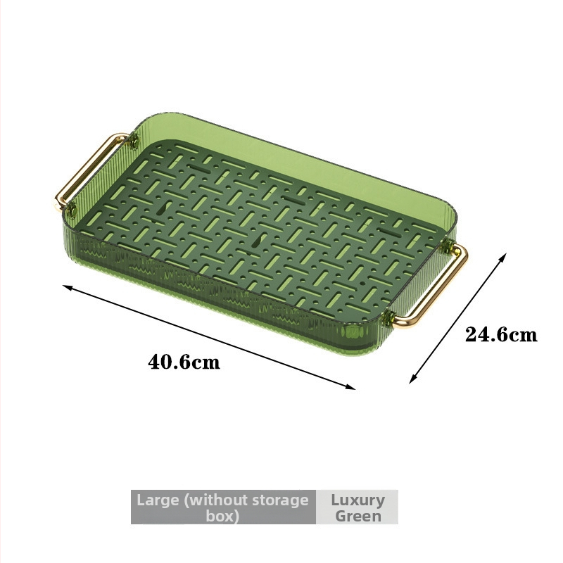 Διπλός πλαστικός δίσκος αποστράγγισης — ορθογώνιο ράφι αποθήκευσης κουζίνας για τσάι, φρούτα και φλυτζάνια | Υλικό: Άλλο; Κατηγορία: Καλάθι φρούτων; Κυκλοφόρησε: 2023; Στυλ: Μοντέρνο απλό; Ποιότητα: Premium