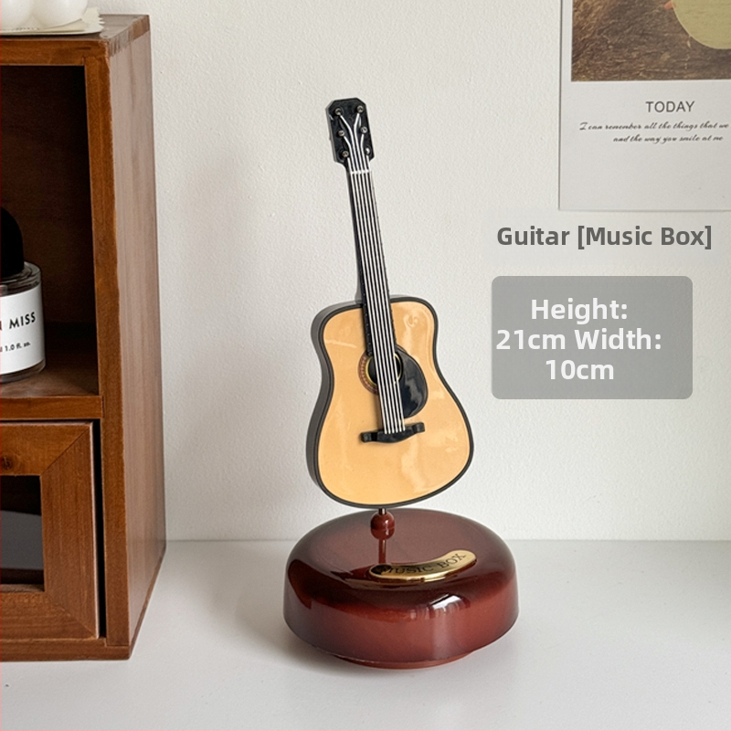 Gramofona muzikālais dekors - moderns minimālisks galda dekors, plastmasa; gatavs dāvanai mājoklim