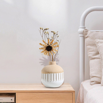 Europska porcelanska vaza, mini dekorativna aromaterapijska vaza, ručno izrađeni ukrasni predmet Mud Picking