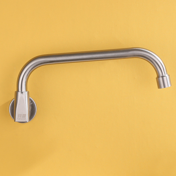 Kuhinjska slavina od 304 nehrđajućeg čelika s rotirajućim swingom, trostruka konstrukcija, način pogona: ključ, model 00043, Brushed završna obrada