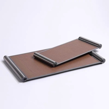 Metalni pladanj za pohranu i dekoraciju s elektroplatiranim završetkom, moderni minimalistički stil za dnevni boravak