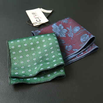 Полиестерна джобна кърпичка с ивици, жакардово тъкане, стил Leisure, за възрастни, зима 2020