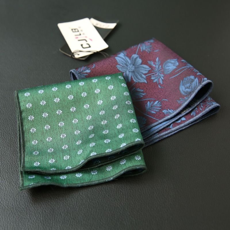 Полиестерна джобна кърпичка с ивици, жакардово тъкане, стил Leisure, за възрастни, зима 2020