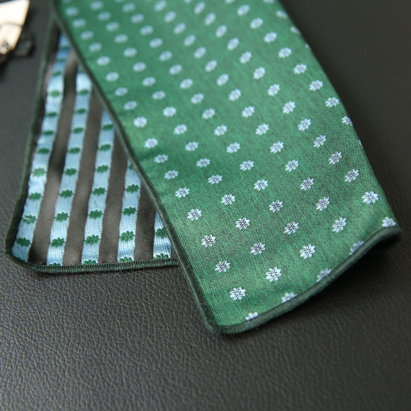 Полиестерна джобна кърпичка с ивици, жакардово тъкане, стил Leisure, за възрастни, зима 2020