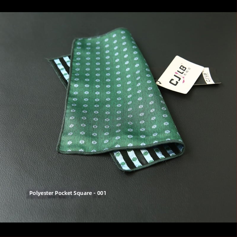 Полиестерна джобна кърпичка с ивици, жакардово тъкане, стил Leisure, за възрастни, зима 2020