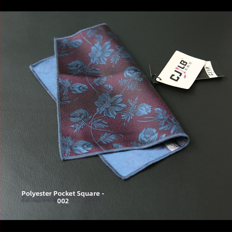 Полиестерна джобна кърпичка с ивици, жакардово тъкане, стил Leisure, за възрастни, зима 2020