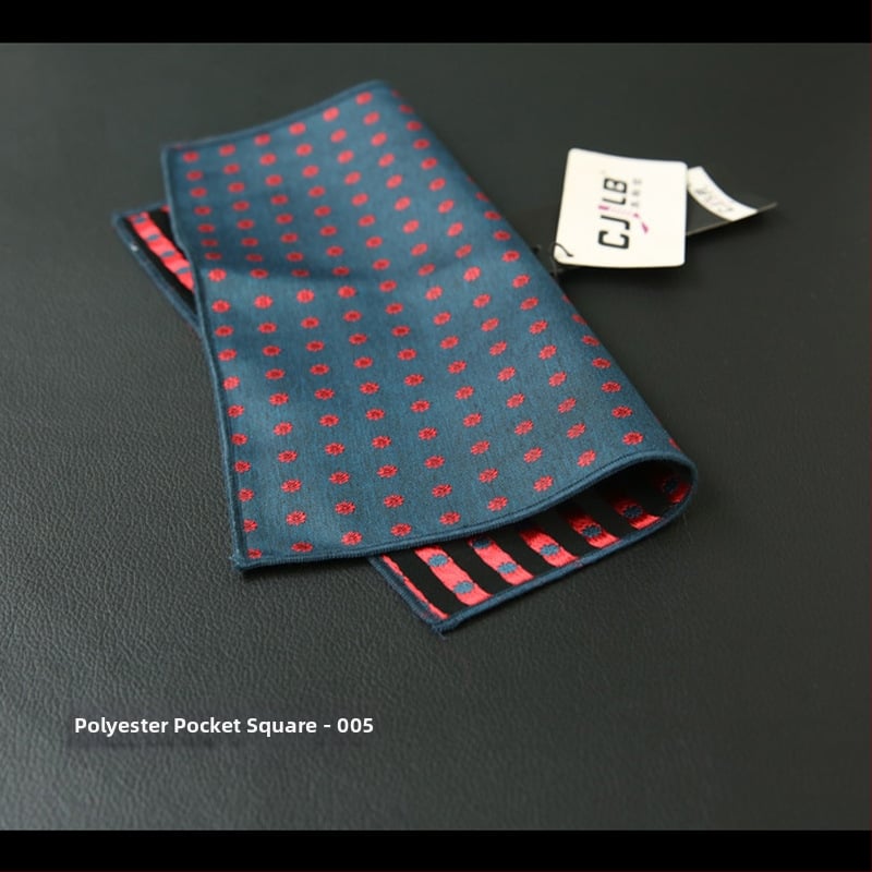 Полиестерна джобна кърпичка с ивици, жакардово тъкане, стил Leisure, за възрастни, зима 2020