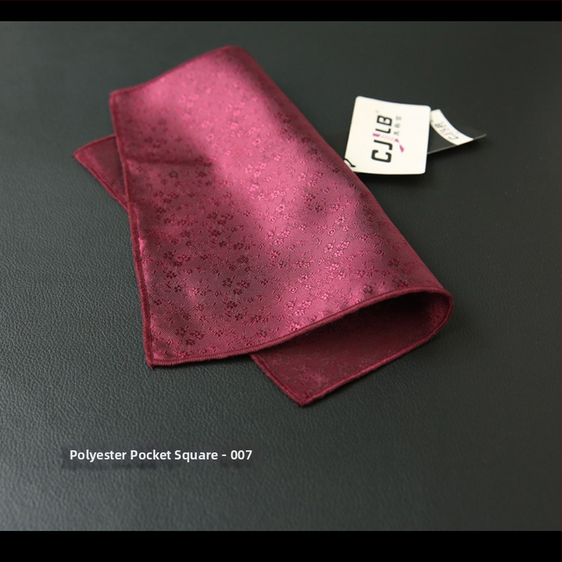 Полиестерна джобна кърпичка с ивици, жакардово тъкане, стил Leisure, за възрастни, зима 2020