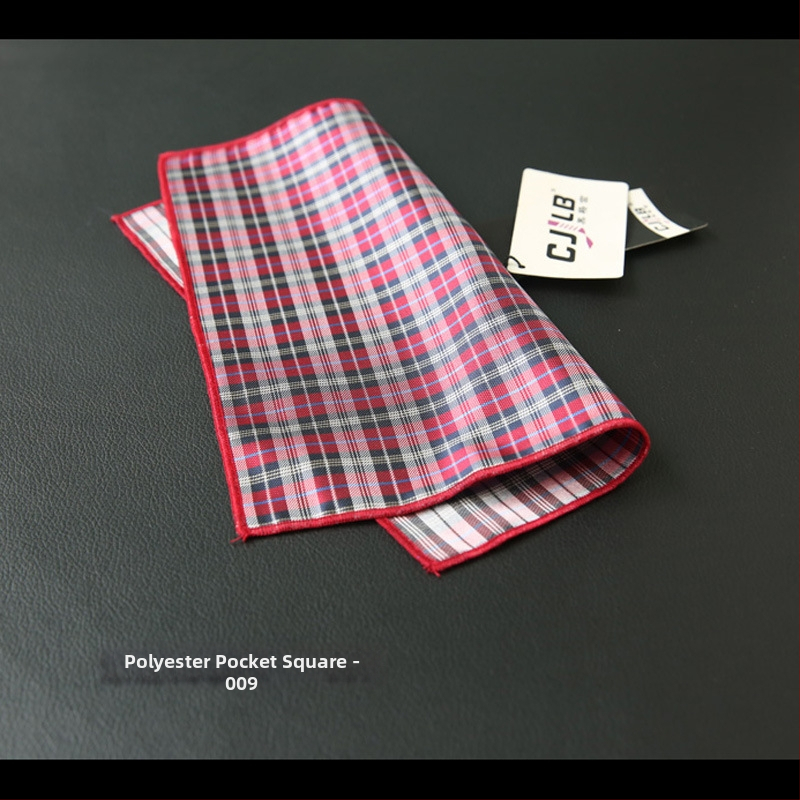 Полиестерна джобна кърпичка с ивици, жакардово тъкане, стил Leisure, за възрастни, зима 2020