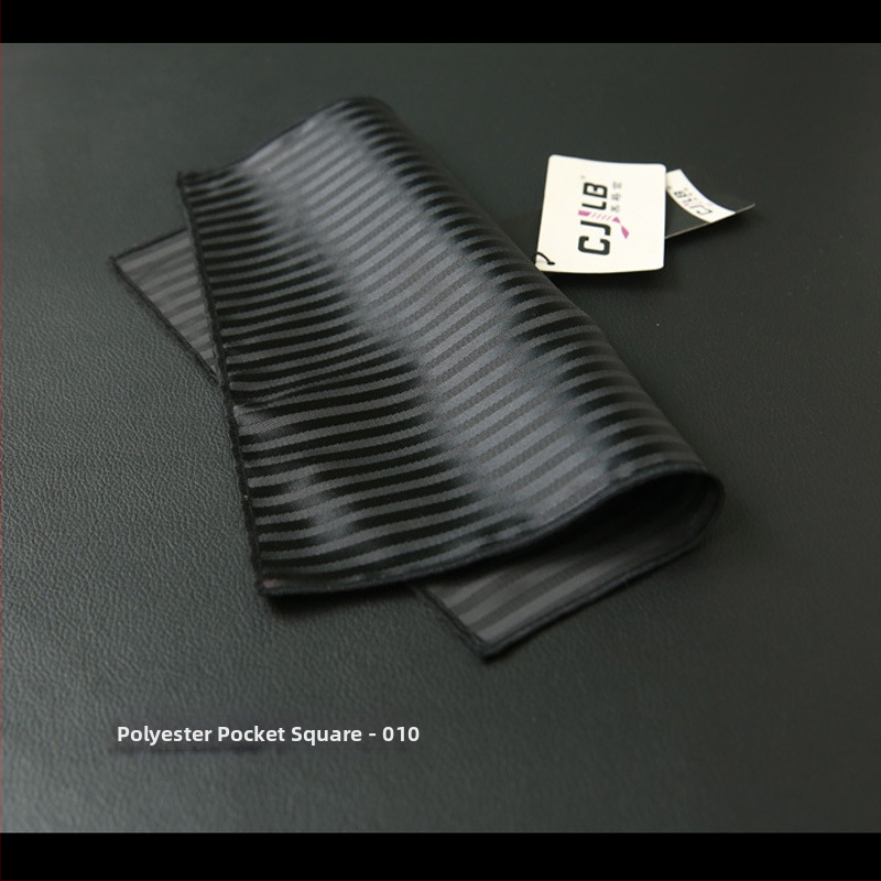 Полиестерна джобна кърпичка с ивици, жакардово тъкане, стил Leisure, за възрастни, зима 2020