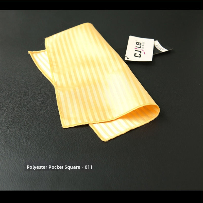 Полиестерна джобна кърпичка с ивици, жакардово тъкане, стил Leisure, за възрастни, зима 2020