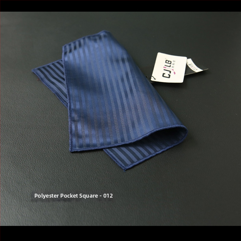 Полиестерна джобна кърпичка с ивици, жакардово тъкане, стил Leisure, за възрастни, зима 2020