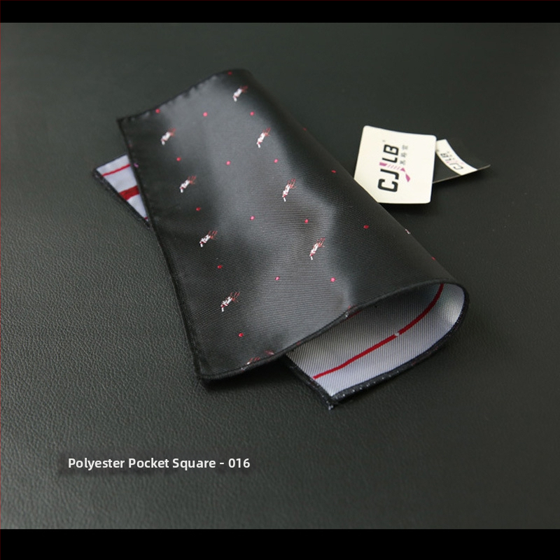 Полиестерна джобна кърпичка с ивици, жакардово тъкане, стил Leisure, за възрастни, зима 2020