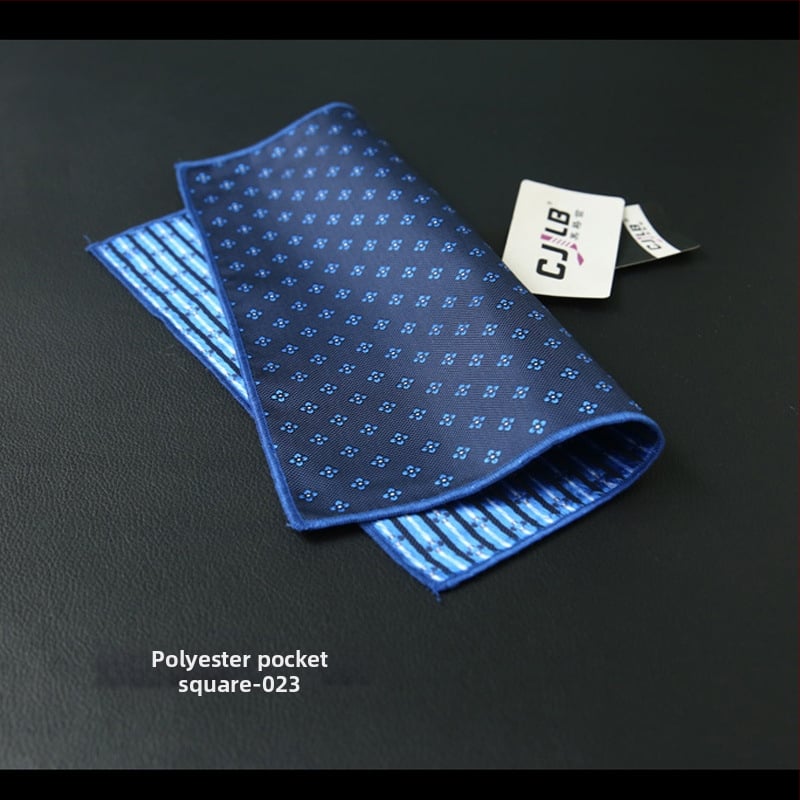 Полиестерна джобна кърпичка с ивици, жакардово тъкане, стил Leisure, за възрастни, зима 2020