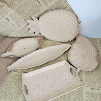 Rotaslietu plate — MDF plāksne, pastorālais stils, dekoratīvs galda aksesuārs, bez personalizācijas