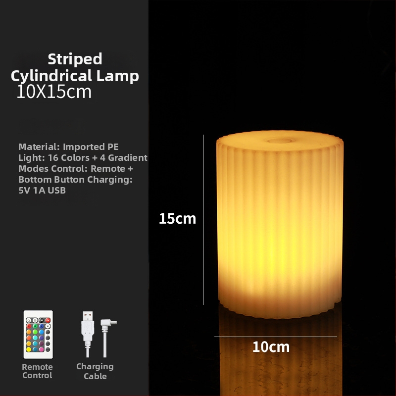 RGB dekoratīvā lampa ar ziedu kompozīciju baram/KTV – galda vāzes formas gaismas lampa, modelis XC-297, 5V, materiāls: plastika, stils: moderns minimālisms, ražošana pēc rasējumiem.