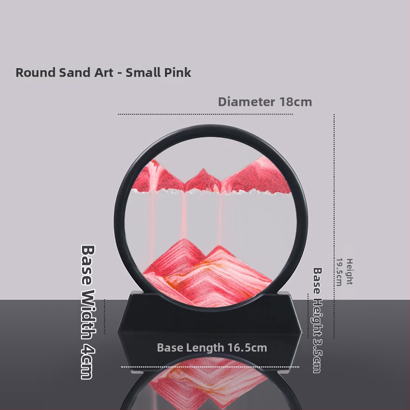 Tekošā smilšu dekora darbs dzīvojamā istabā un birojā, mūsdienīgs minimālisma stils, viegls luksusa smilšu mākslas darbs