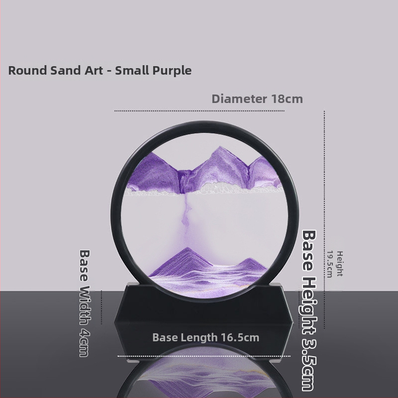 Tekošā smilšu dekora darbs dzīvojamā istabā un birojā, mūsdienīgs minimālisma stils, viegls luksusa smilšu mākslas darbs