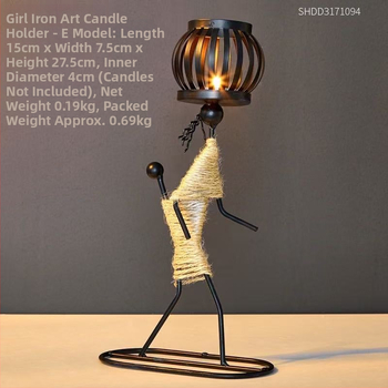 Vasból készült gyertyatartó, nordic stílusú, kézzel készített, asztali dekoráció otthonra, étterembe és bárba