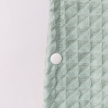 Gyerekeknek szóló kapucnis fürdőlepedő - Lusu youpin, 100% pamut, kétszeresen rétegű waffles szövet, nedvszívó, sima szövésű (plain weave), 300-400 g